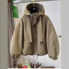 Korean Trench Coat Women Spring Autumn Loose Long Sleeve Casual All-Match Hooded Windbreaker Outerwear Ladies Overcoat
