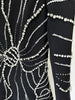 High Street Designer Party Vestido Women's Long Sleeve Diamonds Beaded Crystal Long Maxi Dress