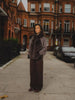 Women Chic Faux Fur Patchwork Short Jacket Cause Full Sleeve Loose Zipper Furry Warm Quilted Coat Lady Winter Street Wear
