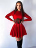 Women Dresses Mesh Patchwork Sheer Long Sleeve Sexy Club O Neck A-line Sheath Bodycon Female Vestidos Robes
