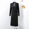 Office Lady Blazer Jacket Shoulder Pad Long Sleeve Lapel Female Coat Spring Button Pocket Lady Commuting Outwear