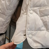 Janveny 90% White Duck Down Jacket Women Ultra Light Down Coat Casual Loose Stand-Up Collar Clothes Waterproof Windproof Outwear