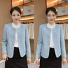 Comfortable Jacket Women Spring Autumn 2025New Coat Female Short Temperament Outwear High Blue Casual Overcoat Lady Tops
