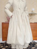Waist-cinching Slim Puffy Long Jacket Unique S Line Big Hem Thicken Warm Robes Lady High Street Outwear