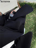Casual Loose Lapel Ladies Suit Jackets Full Sleeve Single-breasted Solid Female Blazer Tops Spring Women Outwear