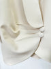 High Street Designer Vestido Women's Shawl Collar Beaded Draped Blazer Dress