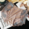 Women Lace Flowers Panties Sexy Hollow Temptation Silk Breathable Underwear Tummy Mid Waist Butt Lift Briefs Intimate Panty