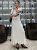 Women's High Waist Knitted Rib Slim Maxi Dress Casual Loose Elegant Temperament Long Dress for Autumn Femme Solid Color Dress