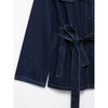 Women 2 Pieces Sets With Belt Denim Jackets & Vintage Front Zipper Jeans Trousers Feamle Chic Lady Pants Sets