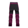 Women Winter Fleece Pants Warm Waterproof Hiking Pants Outdoor Camping Climbing Skiing Soft Shell Windproof Rain Trousers