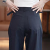 Army Green Wide-Leg Overalls Pants Women Spring Autumn 2026New Drape High Waist Trousers Loose Slim Narrow Straight Pants Female