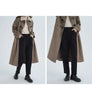 Lamb Wool Collar Duffle Coat Women Long Wool-Like Overcoat Elegant Loose Fit Warm Winter Outerwear Clothing