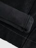 Winter Jeans Women Vintage Thick Fleece‑Lined Denim Wide Leg Pants Casual Versatile Long Trousers Daily Outfit