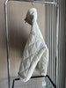 Quilted coat for women Quilted Jacket With Ties beige drawstring high neck pocket clip cotton jacket for women