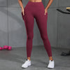 Women Fitness Lenggings With Side Pockets Female Full Length Leggings Running Pants Comfortable High Waist Yoga Pants
