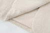 Winter Women's White faux fur Effect straight cut loose Edition casual suit jacket