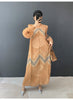 Vintage Chic Printting Straight Pleated Women's Dress Hand-Cranked Floral Long Dresses Spring Clothing 2DB6498