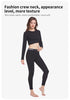 2-piece Autumn/Winter Women's Solid Color Simple Warm Underwear Set Comfortable Round Neck Long Sleeve Elastic Waist Pants Large