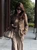 Ladies Woolen Coat Autumn Winter High-Quality Casual Temperament Short Coats Women's Slim Wool Coat Solid Color Lady Outerwear
