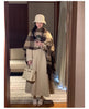 Winter Long Wool & Blends Coat for Women Chic Elegant Womans Clothing Skirted Woolen Overcoat