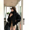 Women's Autumn Winter Jacket Double Breasted Stand Collar Solid Trench Coat Chic Korean Retro Clothes Lady Casual Coats
