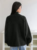 Lazy Style Sweater Jacket for Women Autumn Winter Thicken Warm Soft Knitted Cardigans Zipper Stand Collar Cardigan
