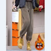Winter Thickened and Padded Corduroy Pants Women Women's Loose Bunched Feet Harlan Pants Sweatpants Women