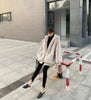 Korean Loose Thick Plush Coat For Women Winter Imitation Fur Rabbits Grass Coat Female Warm Zipper Jacket Hooded Parka Overcoat