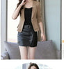 Spring Autumn Jackets Women Blazer 2026New Solid Slim Office Short Blazer Women Elegant Single Button Formal Blazer Coat