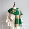 Winter Cashmere Scarf Women Design Warm Pashmina Blanket Poncho Scarves Female Shawl Wraps Thick Foulard Bufanda