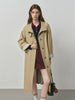 British Style Design Stand Collar Windbreaker Trench Jacket for Women Autumn Casual Chic Coats for Women
