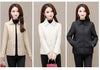 Autumn Winter Middle-aged Mother's Women Parkas Short Down Cotton Jacket Female Thin Loose Cotton Padded Parka Outwear