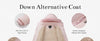 Womens Fleece Long Padding Winter Jacket Down Puffer Outwear with Removable Hood Waterproof Windproof Thicken Park Coat