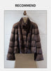 Imitation Mink Coat For Women Autumn Winter Thicken Warm Stand-up Collar Velvet Fur Jacket Female Korean Loose Fur Outwear