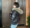 Russian Winter Warm Faux Fur Hooded Quilted Puffer Jacket Women Y2K Retro Padded Short Coat Casual Parka Glossy Outerwear куртка