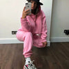 Fall Winter Women's Hoodies Two Piece Set - Oversized Hoodie Sweatpants Sportswear Suit Casual Sweatshirt Trouser Set