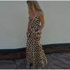 Women Chic Vacation Outfits Leopard Print Sheer Chiffon Shirt Casual Turn-down Collar Mini Dress & Detachable Scarf