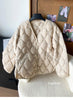 Lagabogy Autumn Winter Warm Puffer Coat Women Light Thin 90%White Duck Down Jacket Female Short Single Breasted Outwear