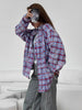 Blouse Women's Shirts Spring Autumn Plaid Long Sleeve Shirt Loose Tops Casual Coat Женский Топ Blusas Mujer Рубашка Женская