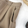 Fall Spring Black Suit Haren Pants Women Elastic High Waist Casual Trousers Woman Korean Style Solid Office Pant