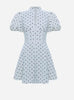 Elegant Floral Jacquard Cheongsam Mini Dress Women Black Ruffle Hem Bodycon Slim Fit Flowy Soft Chic Lady Party Gowns