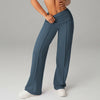 High Waisted Yoga Pants for Women, Loose Wide Leg Workout Trousers with Pockets for Running and Outdoor Exercise