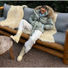 Quilted Round Neck Solid Puffer Coat Zip-Up Oversized Winter Women Padded Jacket Versatile Casual Lady Cotton-Padded Coat