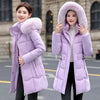 Women's Down Cotton Jacket Comfortable Elegant Ladies Winter Parka Coat Loose Temperament Lady Cotton Padded Outerwear