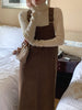 Chic Japan Mori Girls Feminine Vestidos Women Flower Embroidery Elegant Retro Cute Vintage Cotton Corduroy Pockets Shirt Dress