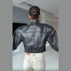 Slim Fit Faux Leather Jacket Women Classic Moto Biker PU Fitted Zipper Jackets Spring Autumn Basic Coat Office Street Outerwear
