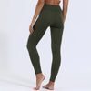 Winter Thermal Leggings Womens Solid Color Thick Pants Warm High Waist Solid Color Outdoors Casual Classic Leggings