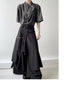 Autumn Loose Button Irregular Skirt Pants Wide Leg Pants Female Loose Casual All-Match Trousers Pants Women