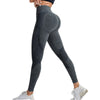 Women High Waist Seamless Yoga Pants Letter Sand Washed Hip Lifting Tight Waist Exercise Outdoor Sports Leggings