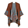 Winter Poncho Women Capes Scarf Imitation Cashmere Ladies Scarves Warm Shawls Wraps Woman Ponchos Bufanda Mujer Foulard